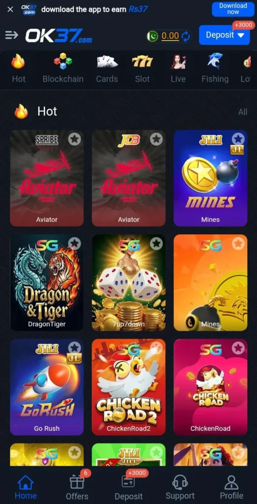 OK37 Game Apk logo